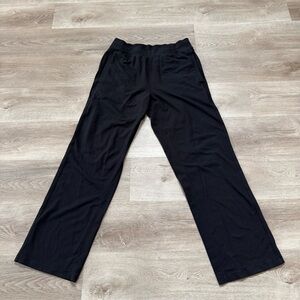 Lululemon Kung Fu Pants Mens Sz Large Black Pockets Pull On Stretch 32” Inseam